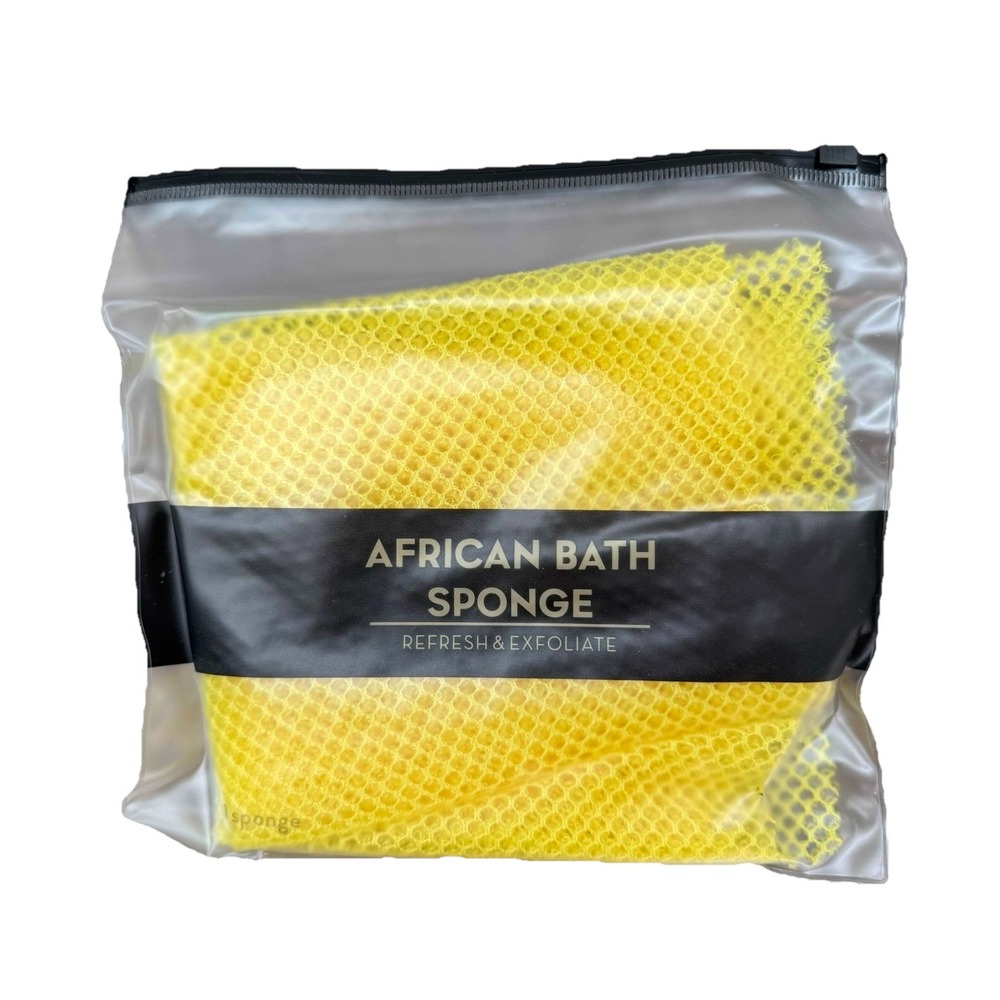 African Bath Sponge Exfoliating Body Scrubber Skin‎ Smoother Long